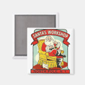 Santa's Workshop North Pole N.Y. - Magnet (Voorkant / Achterkant)