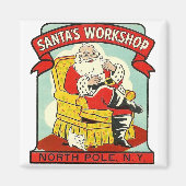 Santa's Workshop North Pole N.Y. - Magnet (Voorkant)