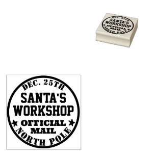 Santa's Workshop Officiële postbezorging Rubberstempel