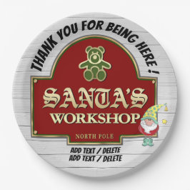 Santa's Workshop Papier Bord
