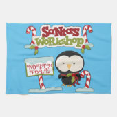 Santa's Workshop Penguin Theedoek (Horizontaal)