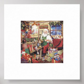 Santa's workshop poster