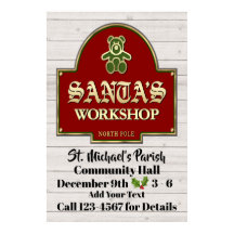 Santa's Workshop-Poster