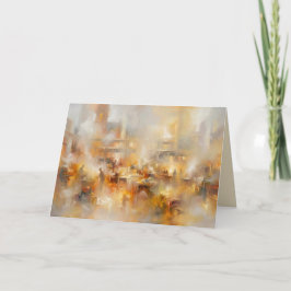 Santas Workshop Romantic Style Greeting Card Feestdagen Kaart