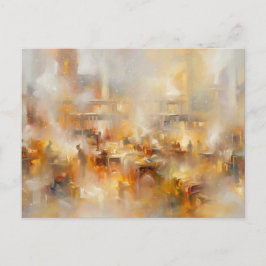 Santa's Workshop Romantic Style Postcard Feestdagenkaart