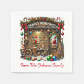 Santa's workshop servet (Voorkant)