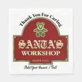 Santa's Workshop Servetten (Voorkant)
