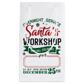 Santa's Workshop Speciale bezorging Klein Cadeauzakje (Voorkant)