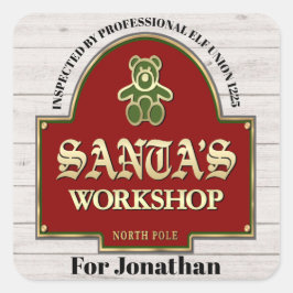 Santa's Workshop Sticker