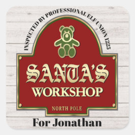 Santa's Workshop Sticker