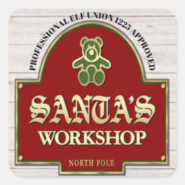 Santa's Workshop Sticker