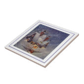 Santa's workshop tegeltje (Zijkant)