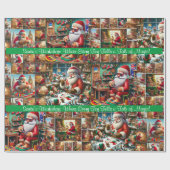 Santa's Workshop: waar elke Speelgoed een verhaal Cadeaupapier (Vlak)