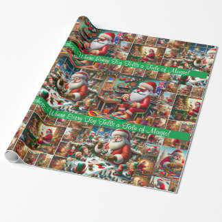 Santa's Workshop: waar elke Speelgoed een verhaal Cadeaupapier