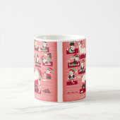 Santa's Workshop Yoga-Mok voor kerstmis Koffiemok (Center)