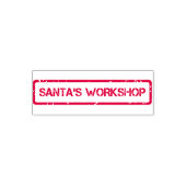 Santa's Workshop Zelfinkkend Stempel (Design)