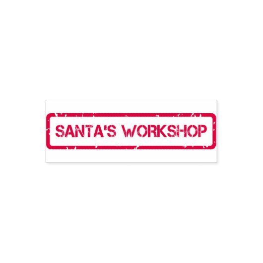 Santa's Workshop Zelfinkkend Stempel (Design)