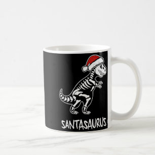 Santasaurus Dinosaur Skelet Kerstmis T Rex Koffiemok