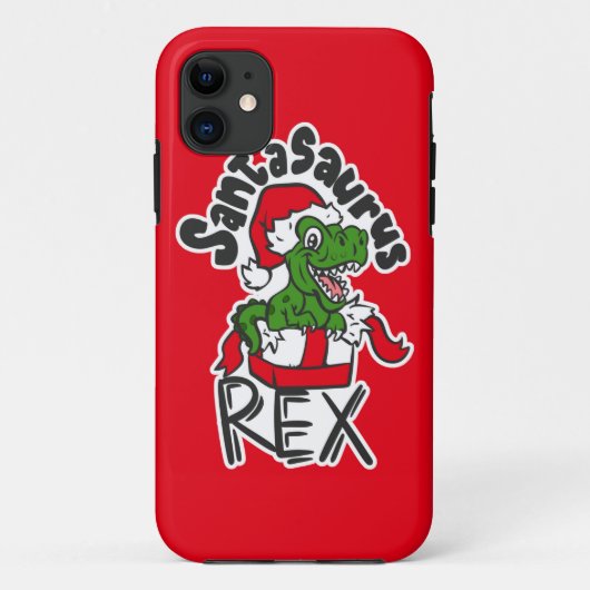 Santasaurus Rex Case-Mate iPhone Case (Achterkant)