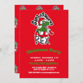 Santasaurus Rex Kaart (Voorkant / Achterkant)