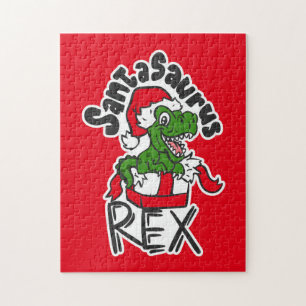 Santasaurus Rex Legpuzzel