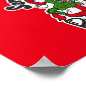 Santasaurus Rex Poster (Hoek)