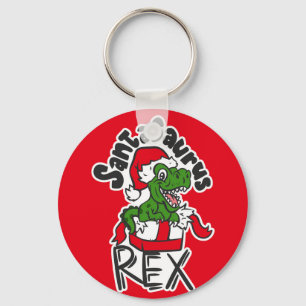 Santasaurus Rex Sleutelhanger