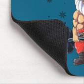 Santashred Funny Santa Meme Xmas Gym Bodybuilding  Muismat (Hoek)