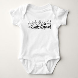 SantaSquad Kerst Baby Romper