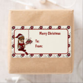 Santas's Helper Kerstmis Elf Labels (Insitu)