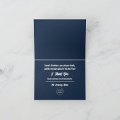 Santastisch, seizoensarbeider bedankkaart (Binnen)