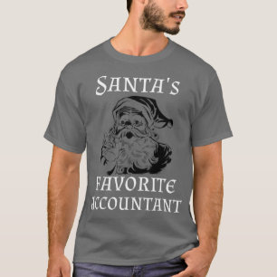 Santax27s Favoriete accountant Funny kerstcadeau T-shirt