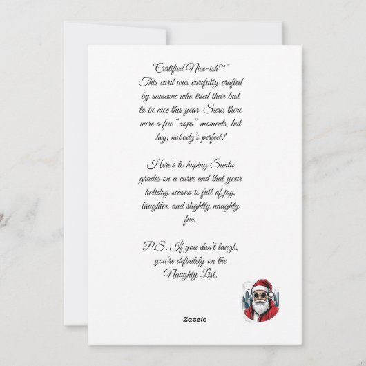 SantaYou Kaart 1 (Achterkant)