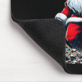 Santazilla Funny Santa Claus Christmas Xmas Holida Muismat (Hoek)