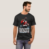 Santazilla Kaiju Kerstman Japans monster T-shirt (Voorkant volledig)