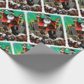 Santazilla Verpakkingspapier Cadeaupapier (Hoek)