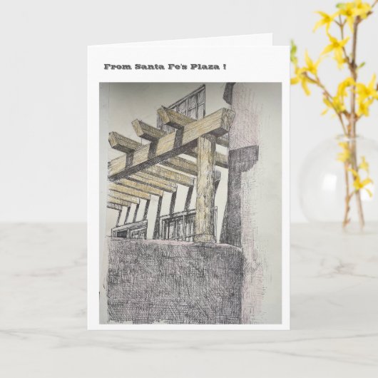 Sante Fe's Plaza Kaart (Gele Bloem)