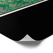 Santee Cooper Lakes South Carolina Satellite Map Poster (Hoek)