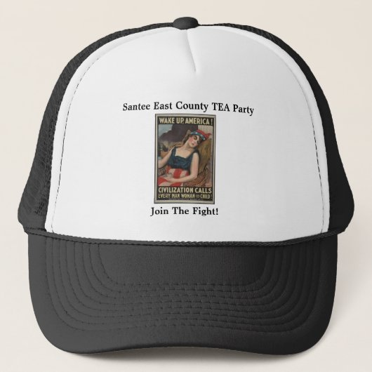 Santee East County TEA Party, Join The.. Trucker Pet (Voorkant)