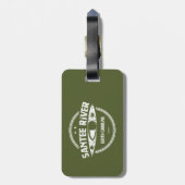 Santee River South Carolina Kayaking Bagagelabel (Achterkant verticaal)