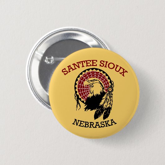 Santee Sioux Button (Voorkant /achterkant)
