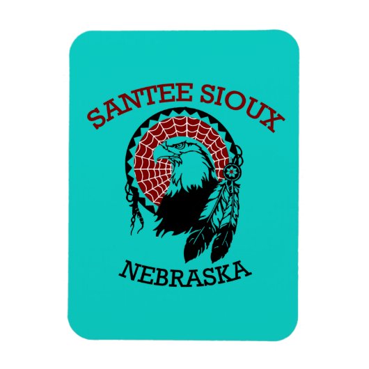 Santee Sioux flexibele magneet (Verticaal)