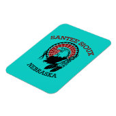 Santee Sioux flexibele magneet (Linkerzijde)