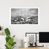 Santee Sioux, Mankato, Minnesota, 186 Poster (Thuiskantoor)