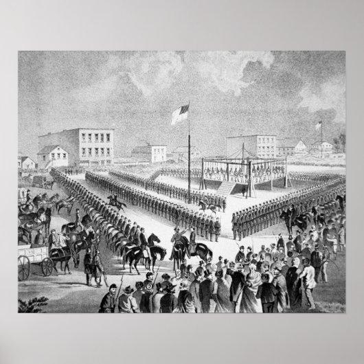 Santee Sioux, Mankato, Minnesota, 186 Poster (Voorkant)