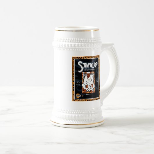 Santero Cubano Beer Stein Bierpul (Voorkant rechts)