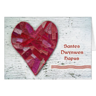Santes Dwynwen Hapus, Sint Dwynwen's Day Heart