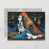 Santha Celestial Tribal Sage Fairy Angel Poscard Briefkaart (Voorkant / Achterkant)