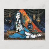 Santha Celestial Tribal Sage Fairy Angel Poscard Briefkaart (Voorkant)