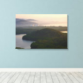 Santiago Bay Sunrise Canvas Afdruk (Insitu (Houten vloer))